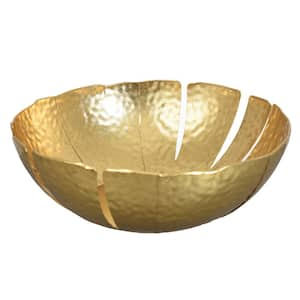 Leaf Table Top Decorative Bowl Gold