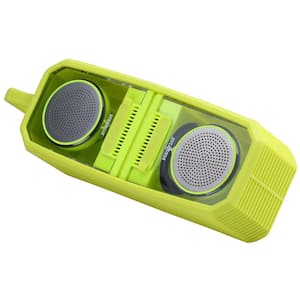 TWS Bluetooth Magnetic Speakers with Silicon Sleeve - Citrus