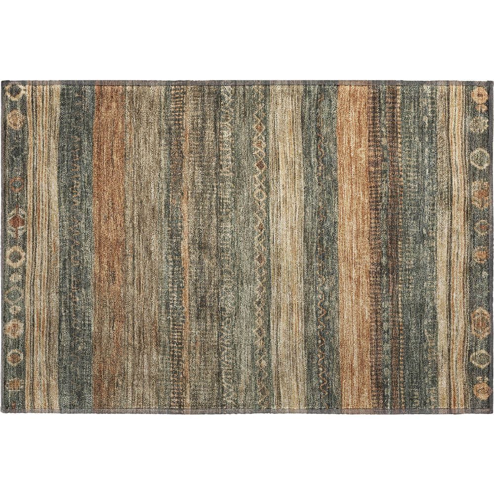 Mayfield Premium Machine Washable Abstract AMF1847 Fern 2 ft. x 3 ft. Area Rug price history on PriceWatchPro