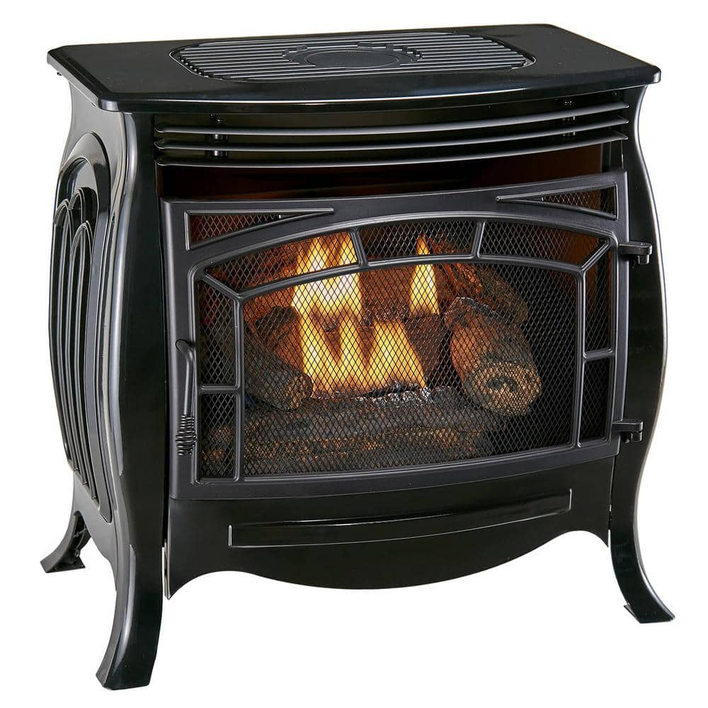 Duluth Dual Fuel Ventless Gas Stove, Gloss Finish, Remote Control Model FDSR25GF 170046