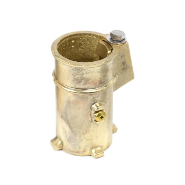 PERMA-CAST 4 in. Bronze Rail Anchor in Chrome