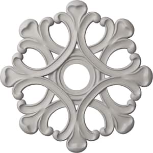 1 in. x 20-7/8 in. x 20-7/8 in. Polyurethane Angel Ceiling Medallion, Ultra Pure White