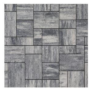 Reno 9.875 in. x 4.875 in. x 2.375 in. Rectangle Cascade Facemix Concrete Paver 1-Piece Sample