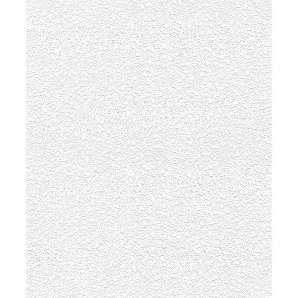 Seabrook Designs Erismann Knockdown Faux Paintable Paper Nonwoven Wallpaper Roll 57.5 sq. ft.