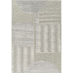 Mercedes Silver Gray/Medium Gray 4 ft. x 6 ft. Indoor Area Rug