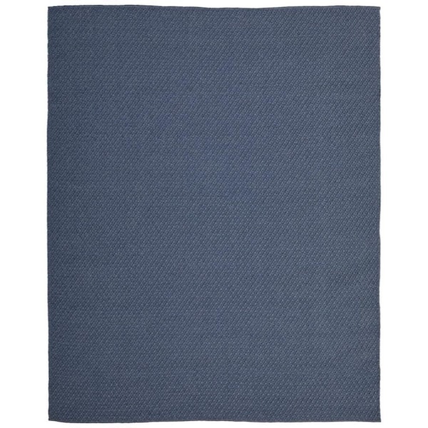 8 ft. x 10 ft. Blue Abstract Area Rug