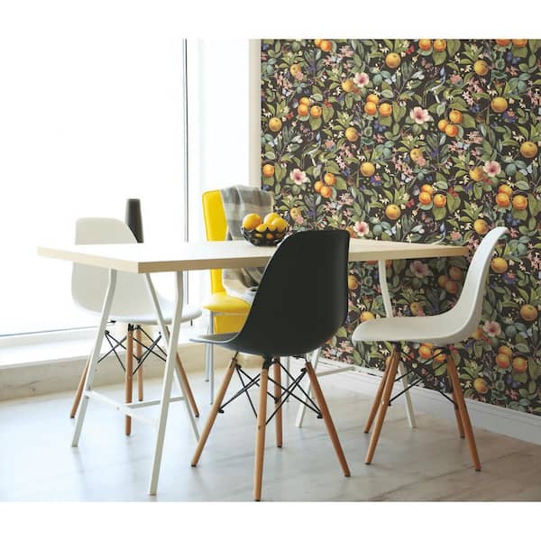 30.75 sq. ft. Citrus Green Peel and Stick Wallpaper