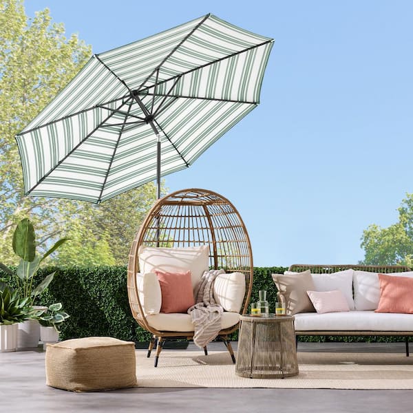 atlantic superstore patio umbrella allen + roth 9-ft Aluminum Navy Slide-tilt Market Patio Umbrella in the Patio  Umbrellas department at Lowes.com