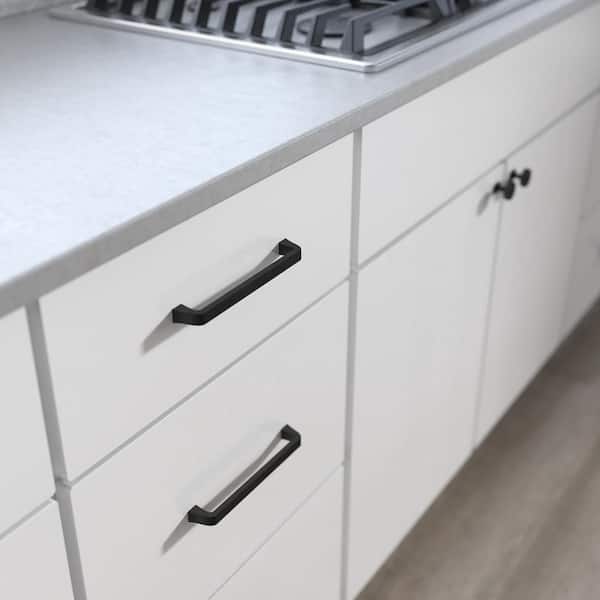 Classic Bell 6-5/16 in. (160 mm) Classic Matte Black Cabinet Drawer Bar Pull