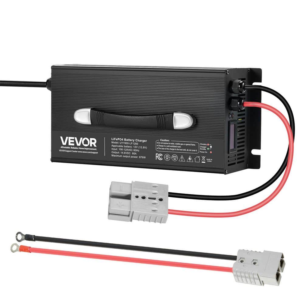 12V 60A Lithium Battery Charger, 14. 6V, AC-DC LiFePO4 Smart Charger, with Anderson Connector, LED Indicator price history on PriceWatchPro