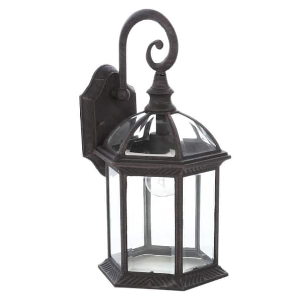 Applique da esterno Tokyo in acciaio E27 bronzo IP44 - in offerta