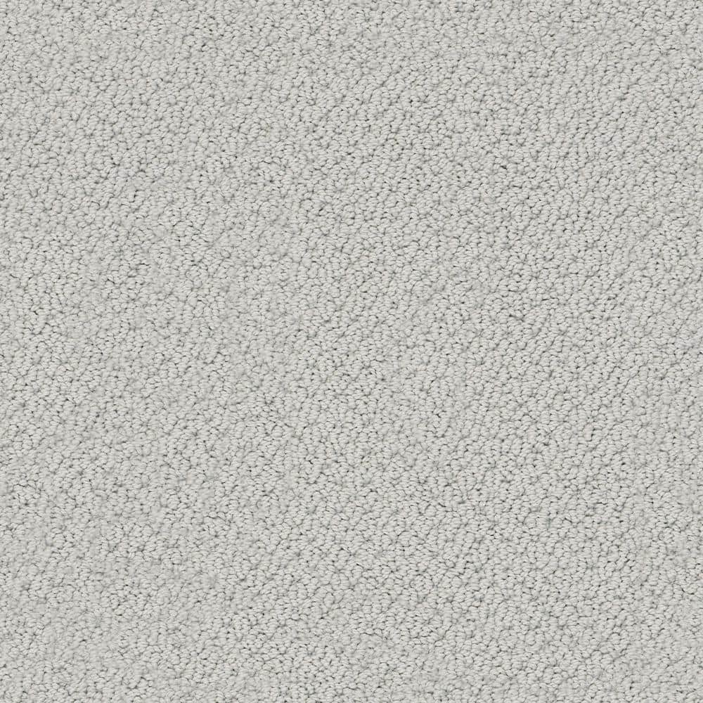 Lifeproof Dublin Lunar Gray 39.3 oz. Nylon Loop Installed Carpet