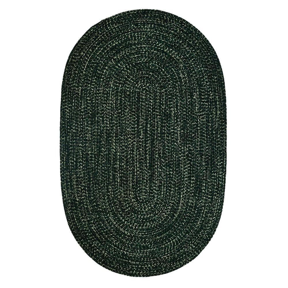 Diluth & Emerald 4' x 6' Oval Reversible Chenille Braided Rug