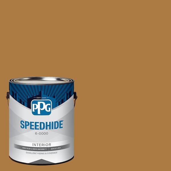 SPEEDHIDE 1 gal. PPG16-15 Brown Basket Ultra Flat Interior Paint