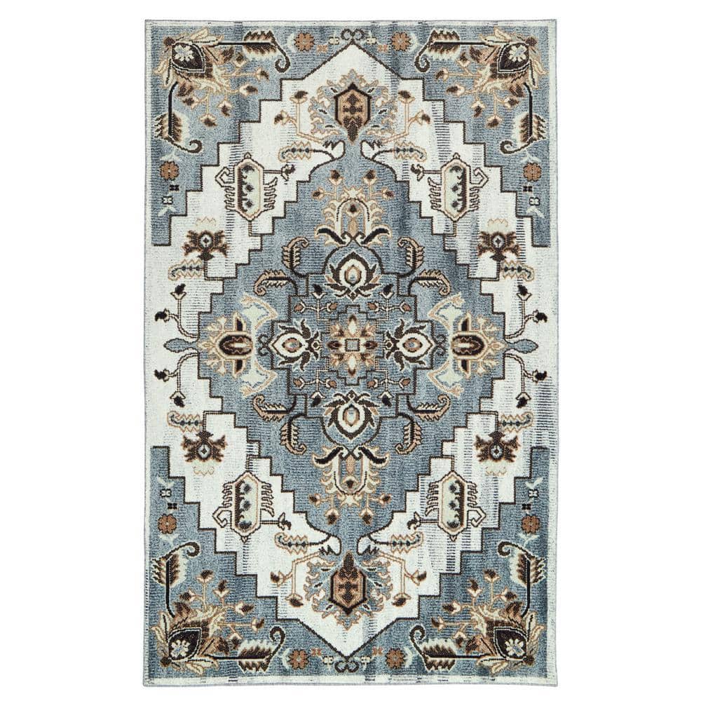 Mohawk Home Bovard Gray 7 ft. 6 in. x 10 ft. Global Area Rug 035318