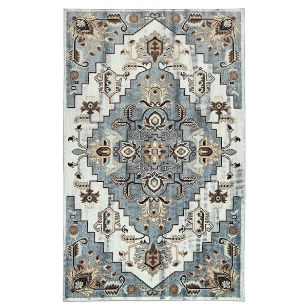 Mohawk Home Bovard Gray 7 ft. 6 in. x 10 ft. Global Area Rug