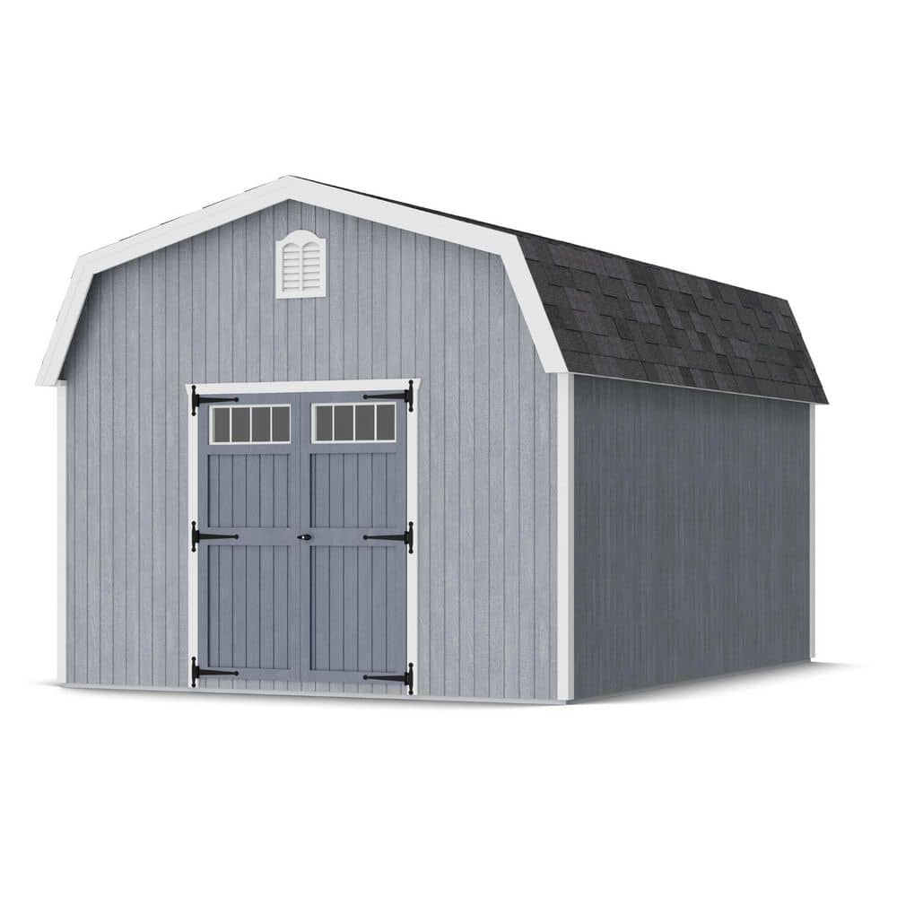 Colonial Woodbury 12 ft. x 16 ft. Outdoor Wood Storage Shed Do-It-Yourself Precut Kit with Floor (192 Sq. Ft.) price history on PriceWatchPro