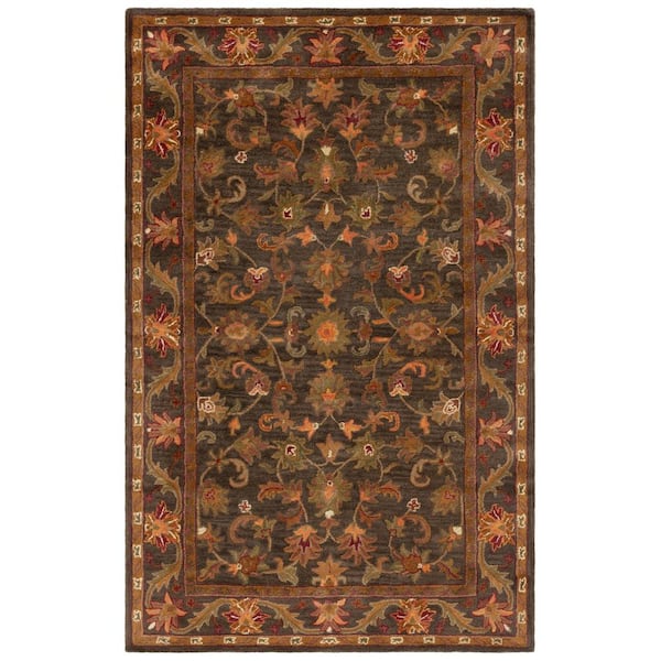 SAFAVIEH Antiquity Green/Gold 4 ft. x 6 ft. Area Rug