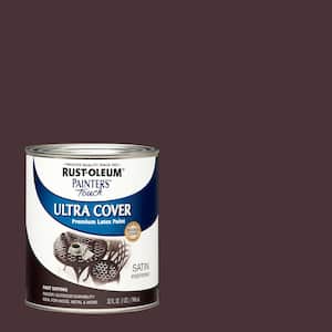 32 oz. Ultra Cover Satin Espresso General Purpose Paint