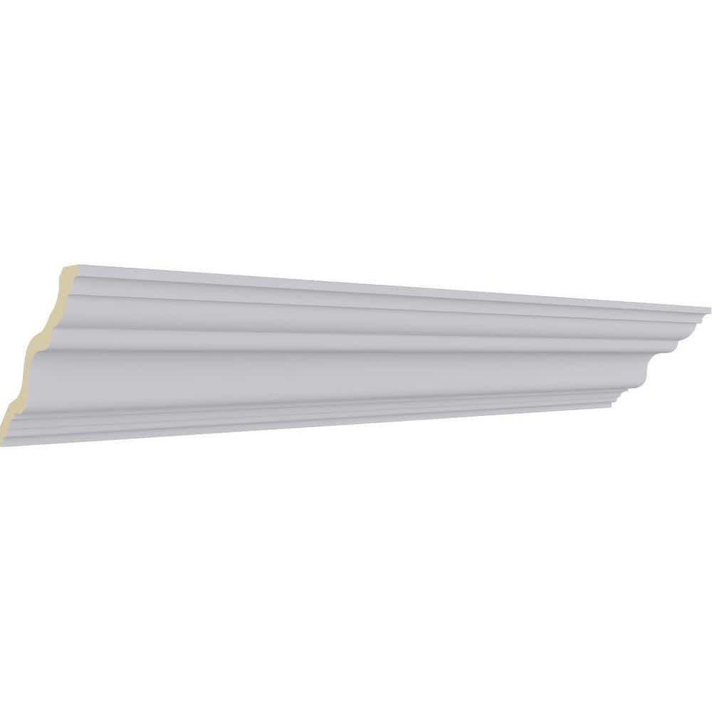 Versailles Smooth White Polyurethane Crown Moulding
