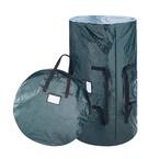 Large Deluxe Christmas Tree Storage Bag and 30 in. Wreath Bag Combo Pack in Green
