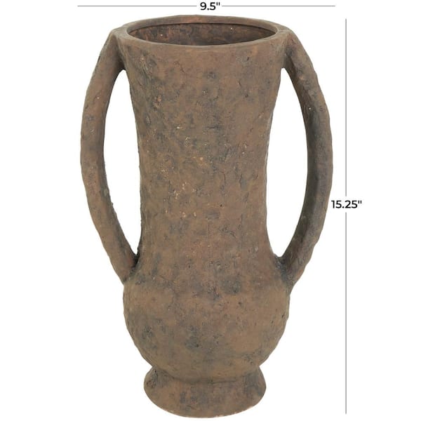 Vintage Brass Pitcher French Spout Decorative Vase Solid Brass Patina
