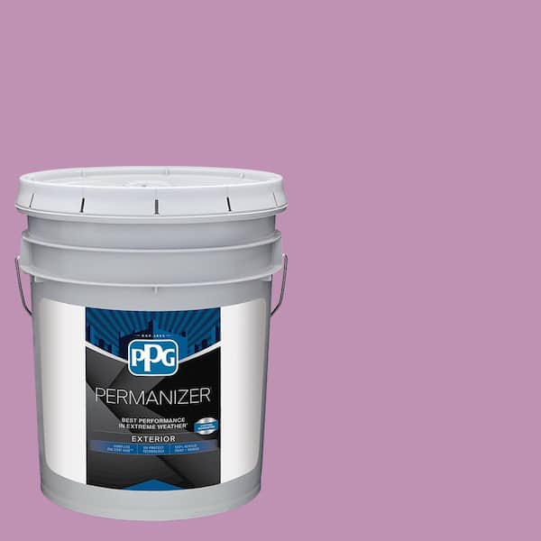 PERMANIZER 5 gal. PPG1180-5 Mauve Magic Satin Exterior Paint