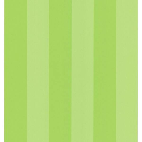 National Geographic Lime Green Broad Stripe Wallpaper Sample