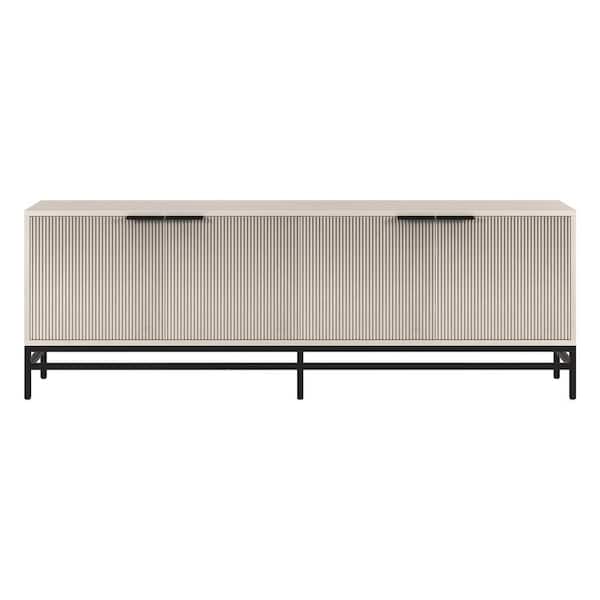 Meyer&Cross Montello 70 in. Alder White TV Stand Fits TV's up to 78 in.