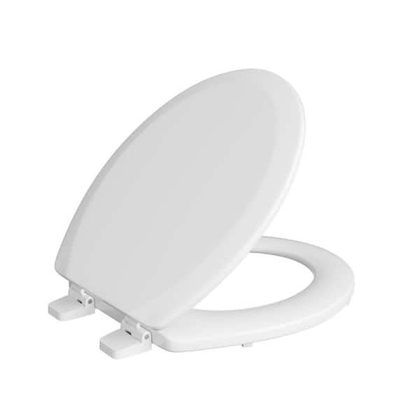 Round Front Toilet Seat in White