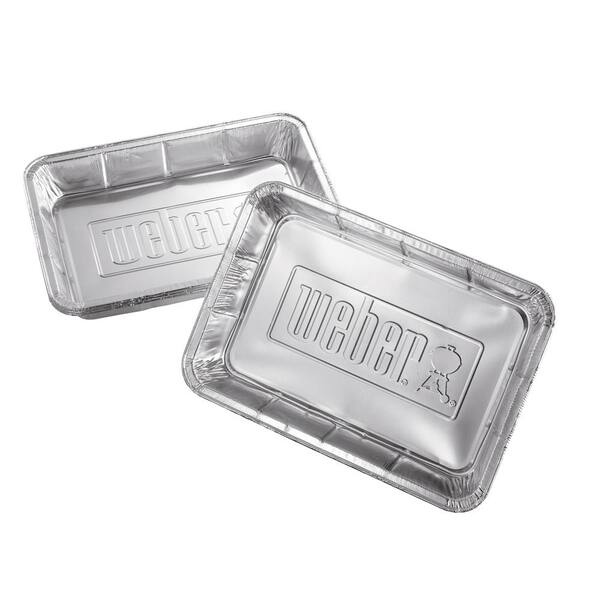 20 Pack Disposable Foil Oven Liners Aluminum 18 x 15 Silver Drip Pan Tray