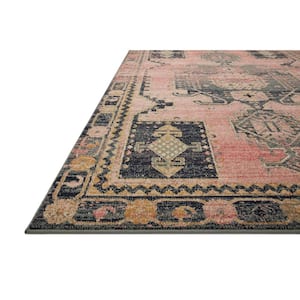 Jocelyn Rose/Rose 9 ft. 6 in. x 12 ft. 6 in. Transitional 100% Polypropylene Pile Area Rug