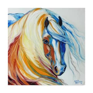 Marcia Baldwin Gypsy Vanner Dream Canvas Unframed Photography Wall Art 35 in. x 35 in