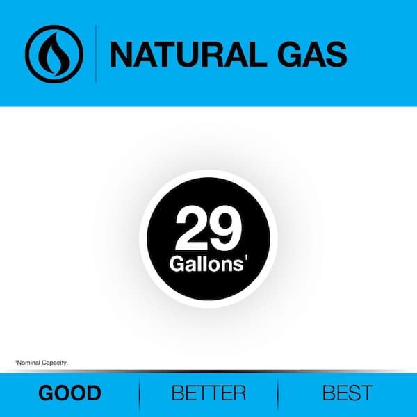 Performance Manufactured Housing High Altitude 29 gal. Tall 6-Year 28,000 BTU Convertible Gas/LP Tank Water Heater Performance Manufactured Housing High Altitude 29 gal. Tall 6-Year 28,000 BTU Convertible Gas/LP Tank Water Heater