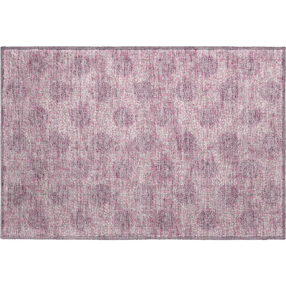 UPC 199477366150 product image for Mayfield Premium Machine Washable Abstract AMF1856 Pink 2 ft. x 3 ft. Area Rug | upcitemdb.com