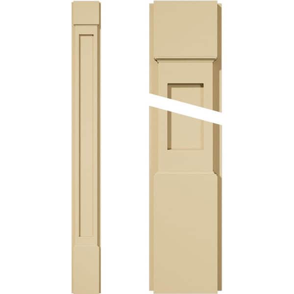 Ekena Millwork 2 in. D x 6 in. W x 60 in. L Primed Polyurethane Pilaster 1- Pack