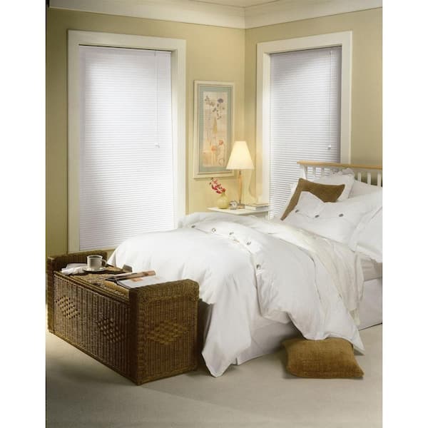 Bali Cut-to-Size White Dove 9/16 in. Cordless Blackout Cellular Shade - 61.5 in. W x 72 in. L (Actual Size is 61 in. W x 72 in. L)