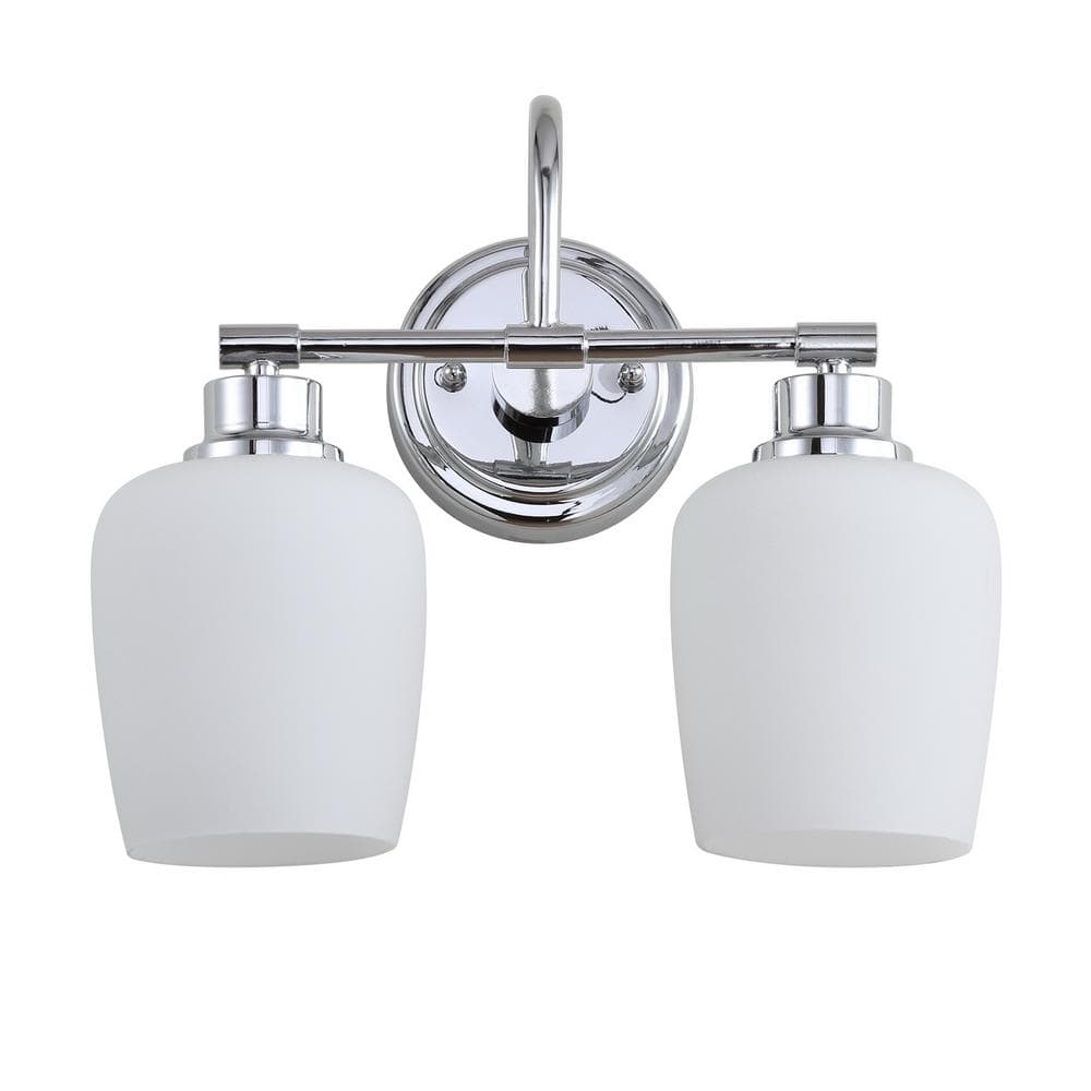 Contemporary Chrome 13'' Modern Bathroom Vanity Sconce