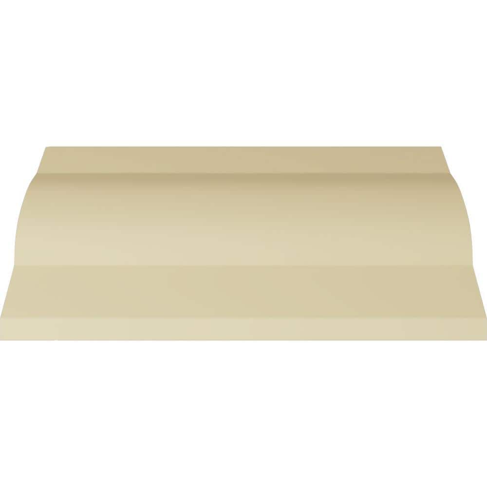 Classic White Polyurethane Crown Moulding 94.5" Length