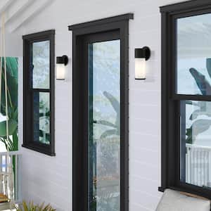 Norfolk 4.5 in. Textured Black Outdoor Wall Sconce