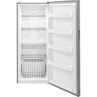 13 cu. ft. Auto Defrost Upright Freezer in Brushed Steel