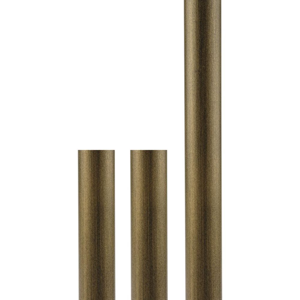 Aged Bronze Steel Pendant Extension Kit with Stems