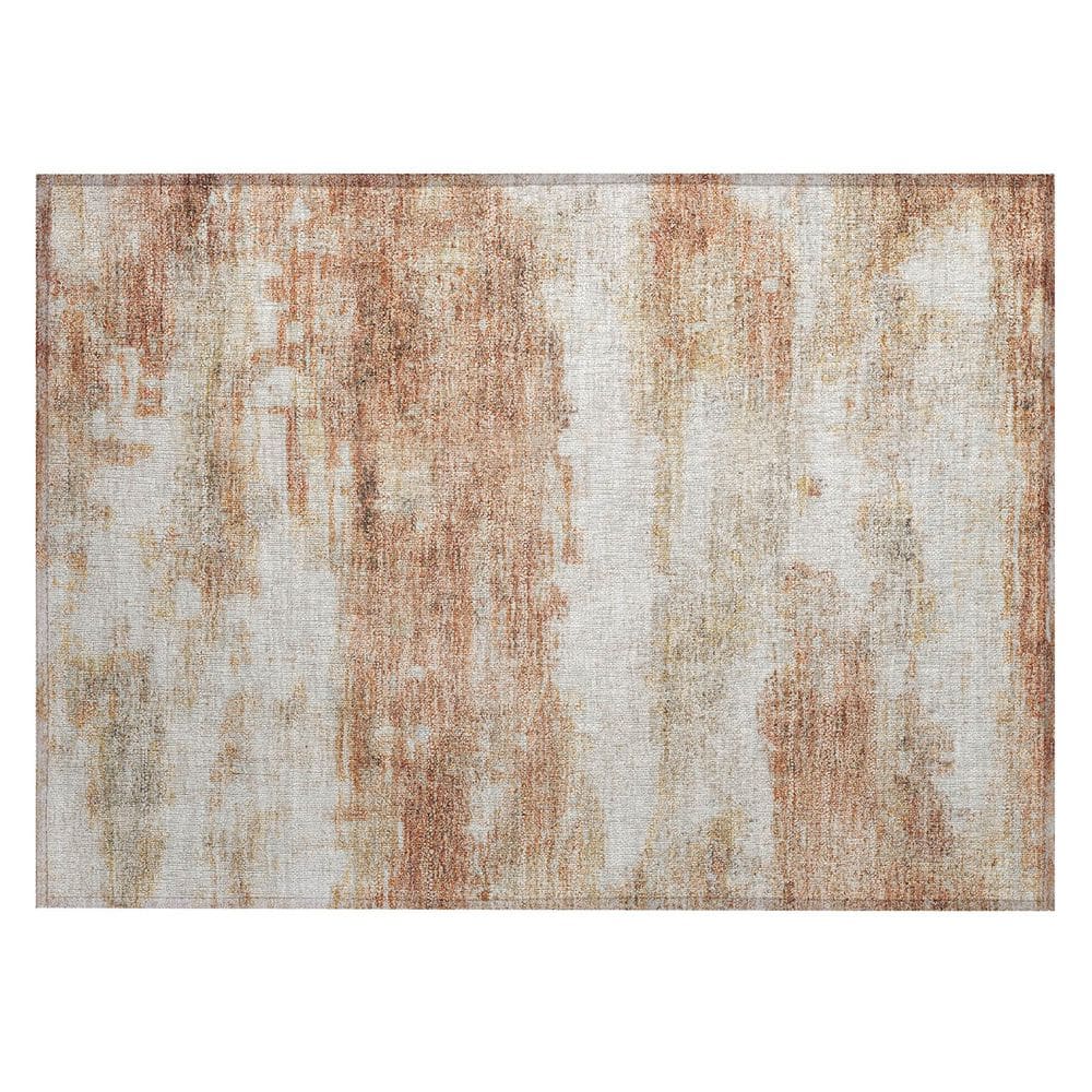 Chantille Machine Washable Indoor/Outdoor Abstract ACN2873 Paprika 3 ft. x 4 ft. Area Rug price history on PriceWatchPro