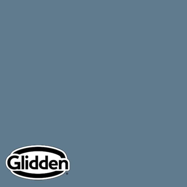 Glidden Premium 1 qt. PPG1155-6 Canyon Blue Satin Exterior Latex Paint