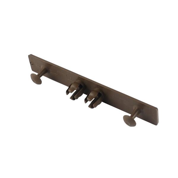 NewTechWood UltraShield 16 ft. Spanish Walnut Angle End Cap for Composite Decking Boards (10 Per Bag)