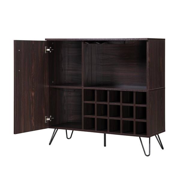 Buena vista mid century on sale wine and bar cabinet