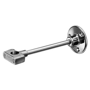 2902-12 Brass Wall Bracket with 12 in. Rod in Stainless Steel for Fisher Pre-Rise Rinsers