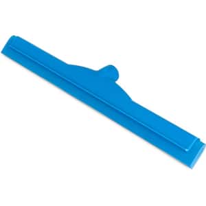 18 in. Long Double Foam Blade Blue Plastic Squeegee without Handle (Case of 6)