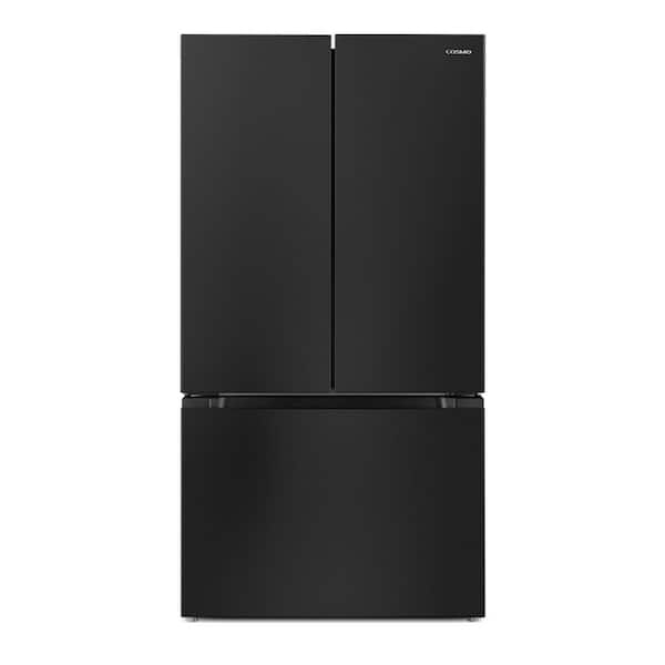 36 in. Vista Collection 27.4 cu. ft. French Door Refrigerator, Freezer Drawer, Water Dispenser, Ice Maker, Matte Black