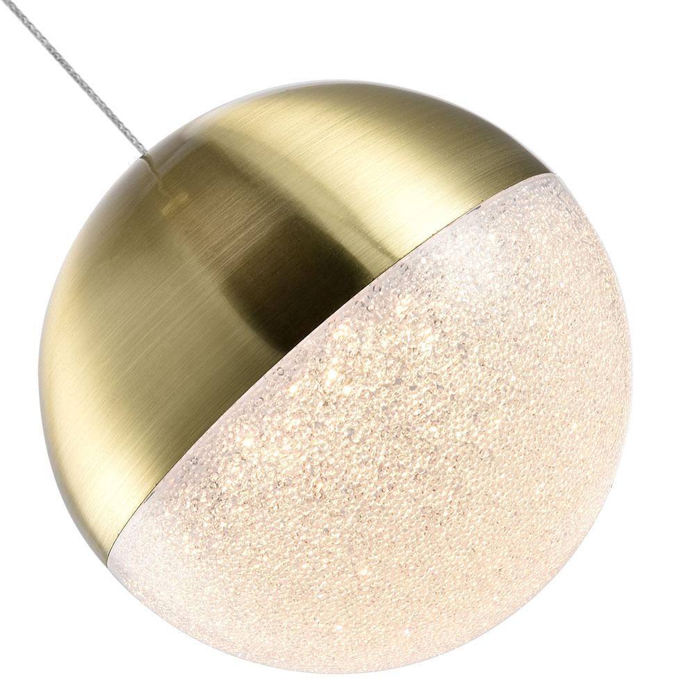 Artisan Brass & Glass 80" LED Energy Star Jar Pendant Light